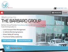 Tablet Screenshot of barbarogroup.com.au